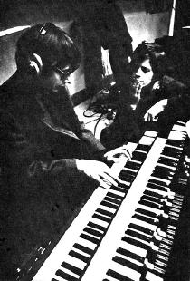Mick & Jack in the studio 1969