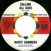 Davey Summers - Calling All Cars - Warner Brothers 5363