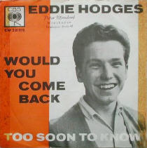 Eddie Hodges European picture sleeve